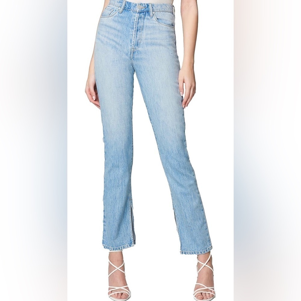 Blank NYC The Cooper Slim Straight Leg With Slit Women's Jeans 29 NWT